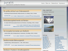 Tablet Screenshot of juralit.com